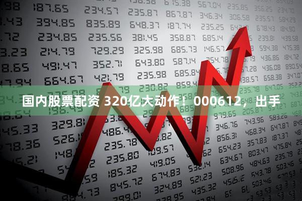 国内股票配资 320亿大动作！000612，出手